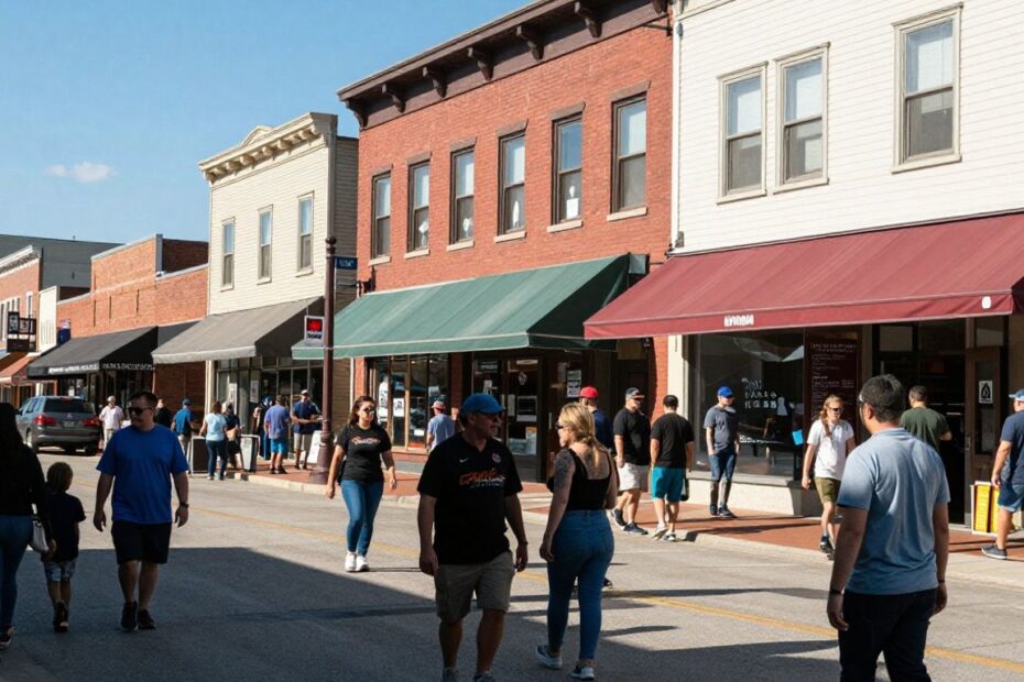 Wichita, KS small business street scene