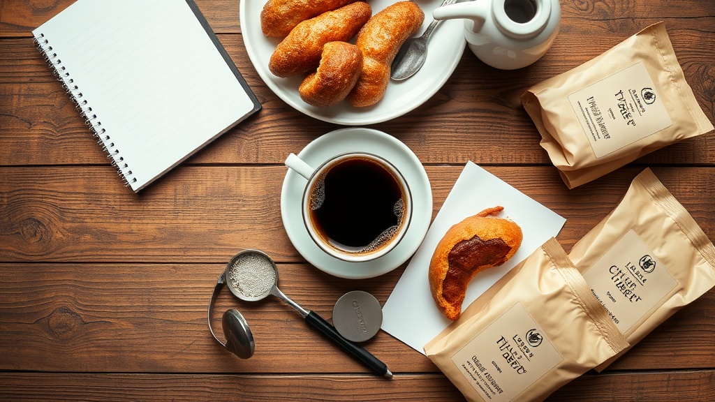 Diverse customers and barista in cozy independent coffee shop with exposed brick, vintage furniture, and specialty espresso equipment